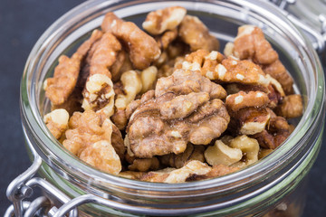 Walnuts closeup