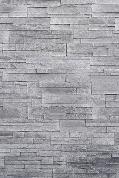 Grey Stone Veneer Wall Texture. Stone Veneer Tiles Stacked Flat Make Beautiful & Modern Accent Walls In Interior Design. Use This Gray Texture As Wallpaper, Background, Backdrop And More!