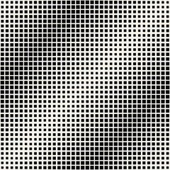 halftone square geometric gradient pattern