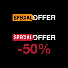 Special offer tag