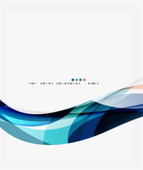 Colorful geometric wave abstract background