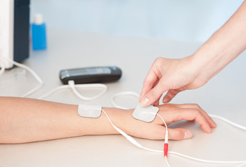 Electric massage procedure
