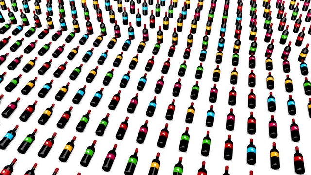 Wine animation - 3D Motion design