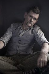 Obraz premium portrait of handsome man in his 50s