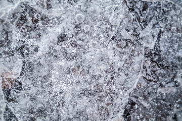 Ice closeup shot