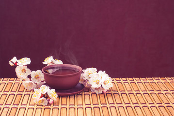 Fototapeta na wymiar Tea & sakura