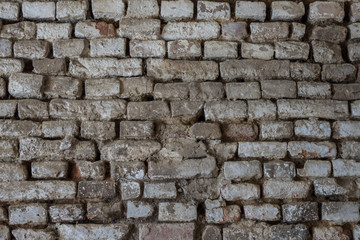 The old and vintage brick wall in a room