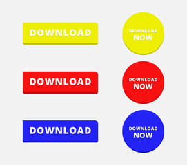 Simple Rectangle and Circle Download Buttons 
