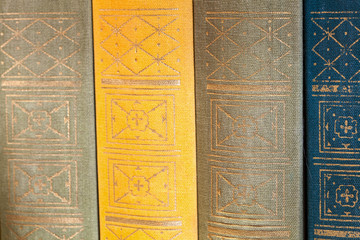 color Old book firm cover.