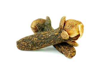clove isolated on white