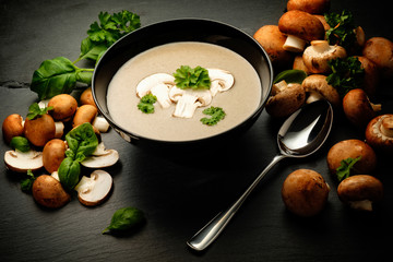 champignon creme suppe