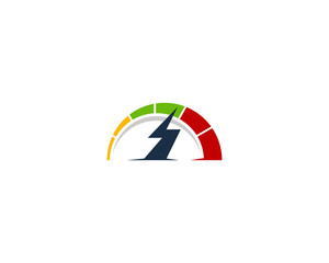 High Power Energy Logo Design Element