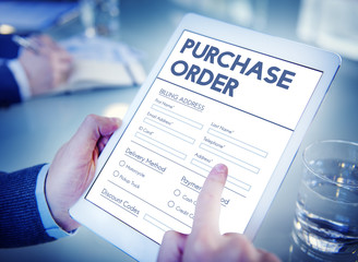 Purchase Oreder Online Form Deal Concept