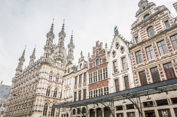 Fototapeta na wymiar Old city of Leuven Belgium