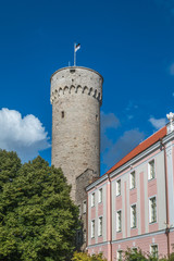 Pikk Hermann Tower in Tallinn Estonia