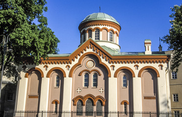 Fototapeta na wymiar Vilnius, church, Lithuania, city view
