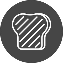 Obraz premium toast icon