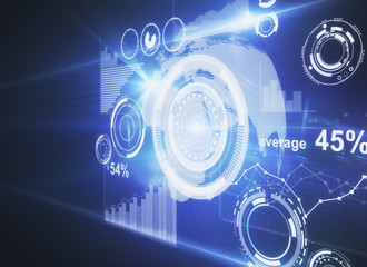 Business technologies concept