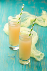 Lavender lemonade with fresh juice