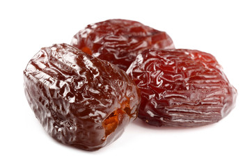 Dates on a white background