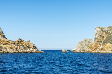 Barren rocks of the Medes islands, Spain