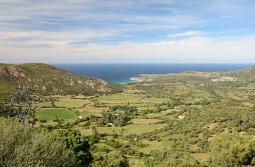 Obraz premium Corsican coast Balagne