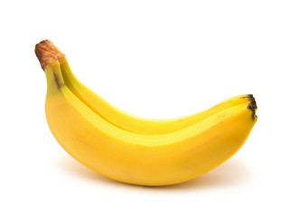 Bananas on a white background