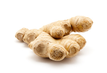 ginger on white background
