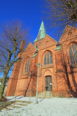 Fototapeta na wymiar Meldorf: St.-Johannis-Kirche / „Meldorfer Dom“ (13. Jh., Schleswig-Holstein)
