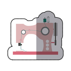 Sewing equipment and tools icon vector illustration graphic design
