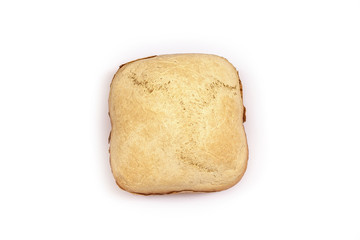Homemade fresh white bread, cooked in a bread maker.