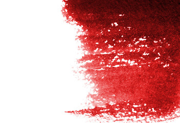 Red abstract background in watercolor style