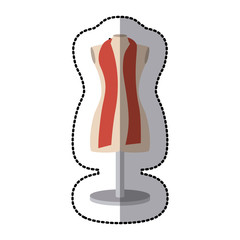 Sewing equipment and tools icon vector illustration graphic design