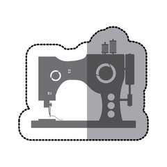 Sewing equipment and tools icon vector illustration graphic design