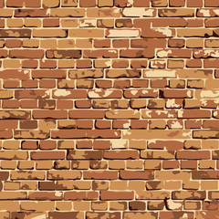 vector brick wall texture illustration, brickwall pattern