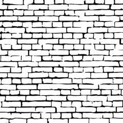 vector brick wall texture illustration, brickwall pattern - 136303194