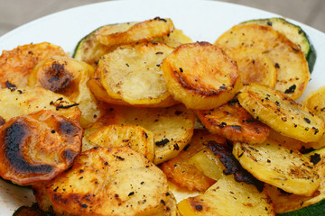 homemade fried potatoes chips