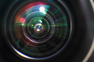 photo camera lens background