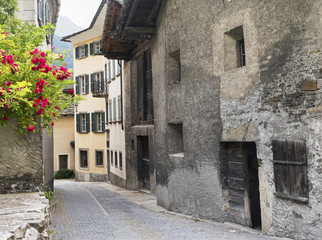 Bregaglia (Graubunden, Switzerland): old village