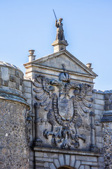 Old Bisagra gate or Puerta de Alfonso VI gate. Toledo, Spain.