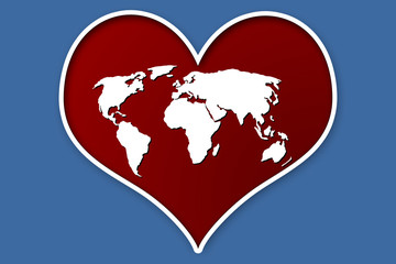 Herz und Liebe Motiv