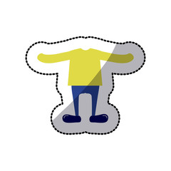 Kids boy clothes icon vector illustration graphic design