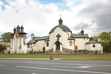 Fototapeta na wymiar Greek Catholic church of St. Basil the Great in Ketrzyn. Poland