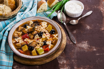 Soup with vegetables