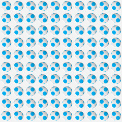 Seamless Circle Design. Futuristic Tile Pattern