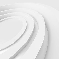  White Circular Building