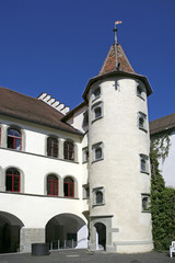 Fototapeta na wymiar Das historische Rathaus in Konstanz am Bodensee, Baden-Wuerttemberg, Deutschland, Europa