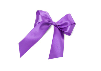 Beautiful violet bow.