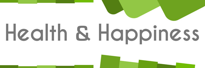 Health And Happiness Green Abstract Background 