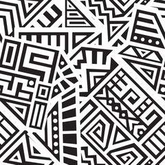 Aztec Vector Seamless Pattern